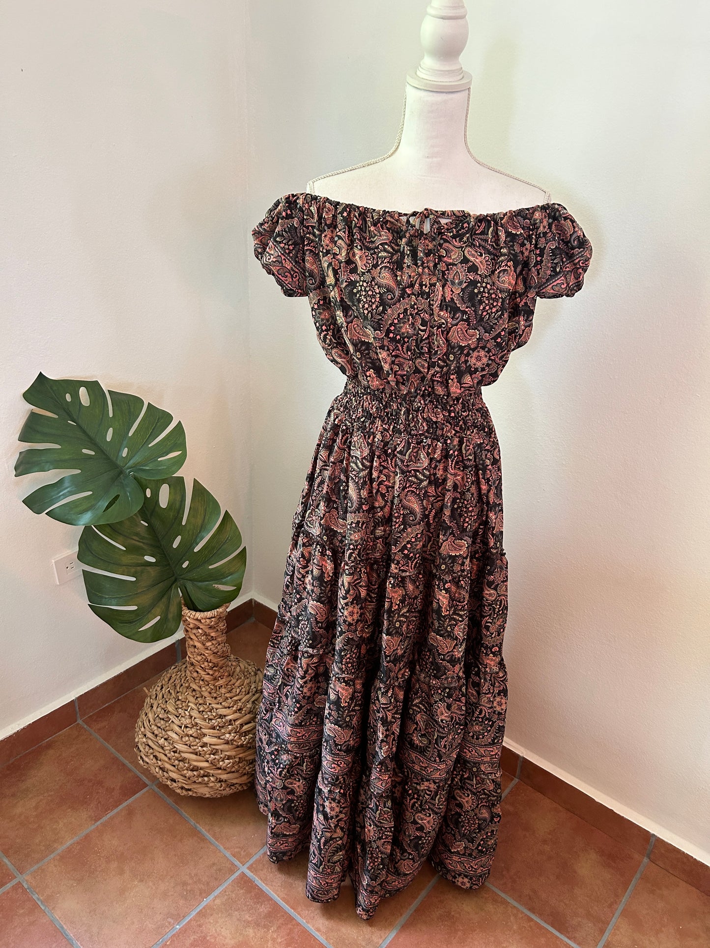 Maxi dress con manga