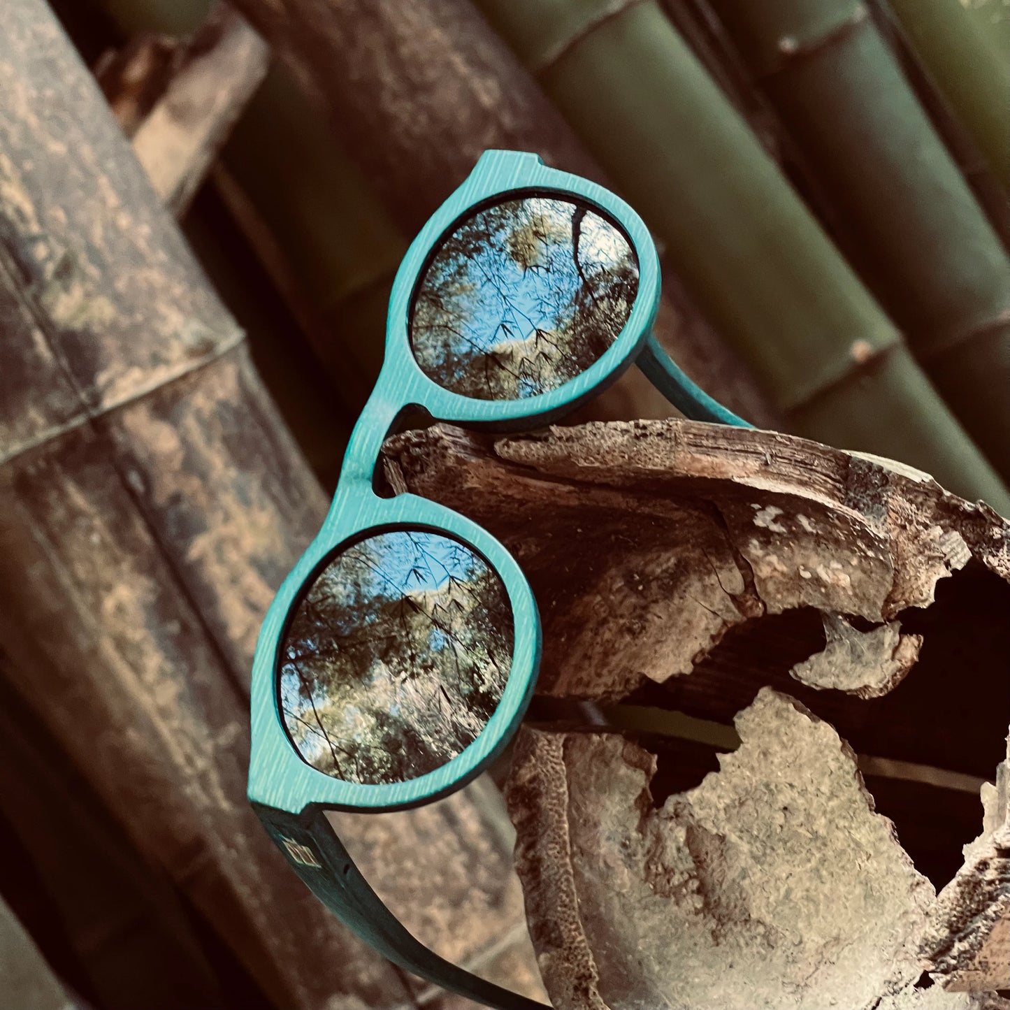 Gafas BAMBUA Jade Stone Black