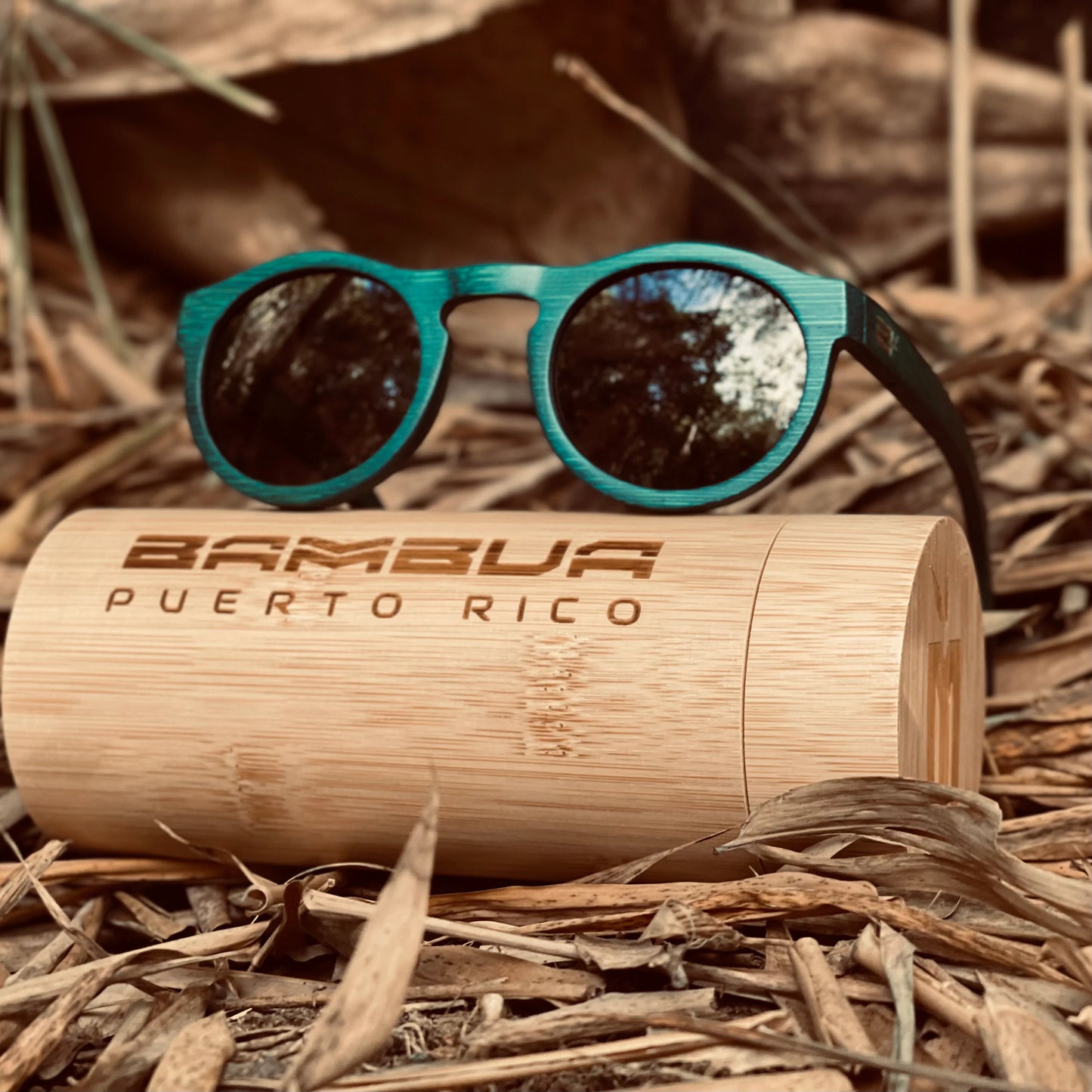 Gafas BAMBUA Jade Stone Black