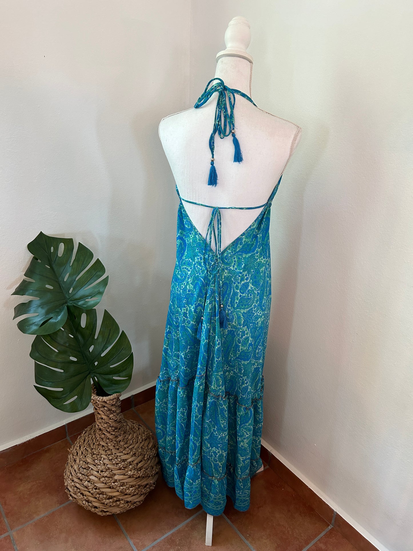 Traje halter de la India